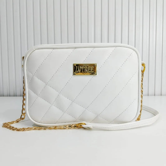 Trendy Fashion Ladies hand bag with stylish golden chain , Ladies Handbags With Long strap & Stylish Design Hand Bags for Girls, party wear_ Stylish Hand Bag For Girls, Fashionable Cross body & Shoulder Bags, ladies Handbag